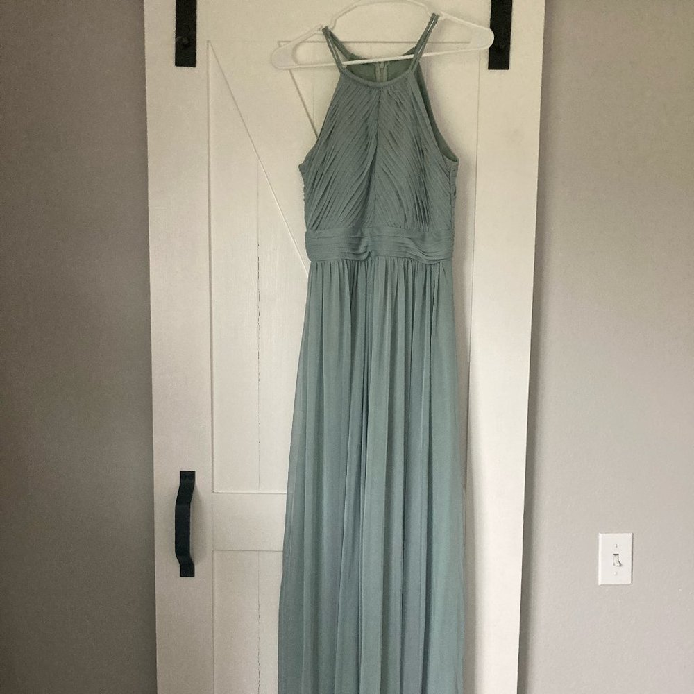 Birdy Grey Sage Bridesmaid Dress Size Small